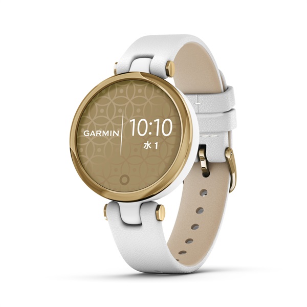 Lily Classic White Leather/Light Gold